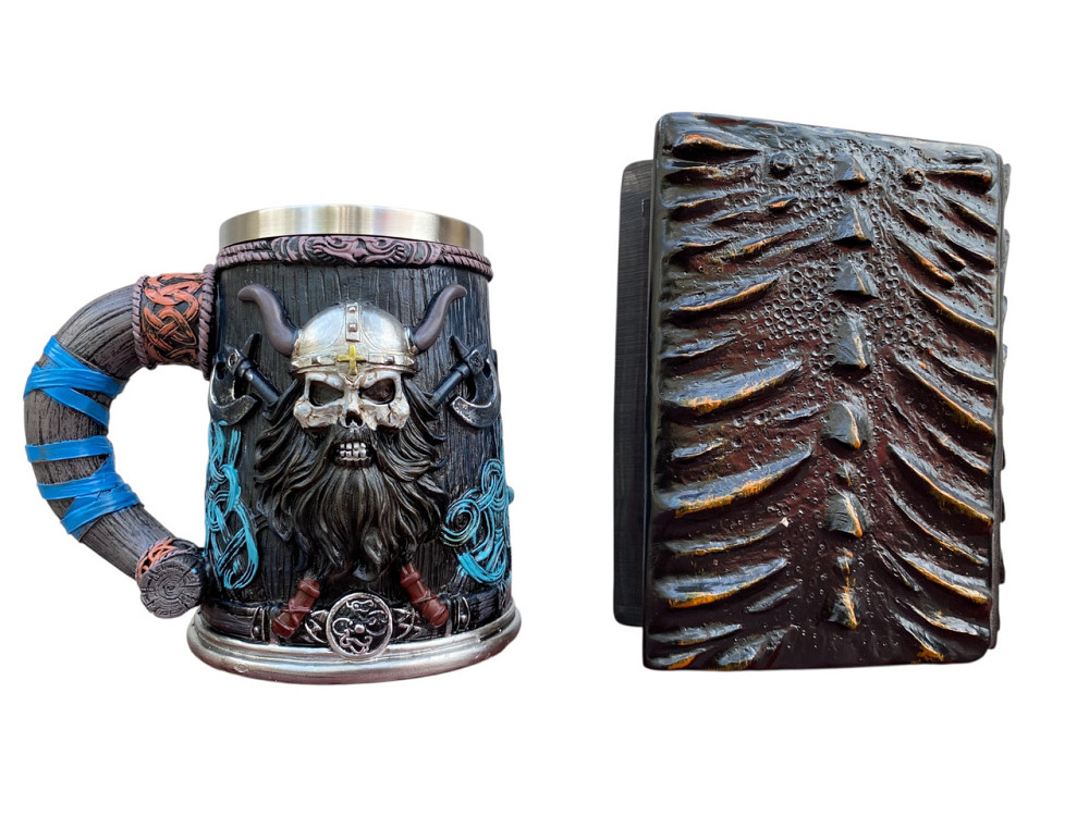 Подарочный набор Кухоль 3 Скандинавский Воина и Блокнот 3 «Жар Сердца Дракона» Київ - зображення 2