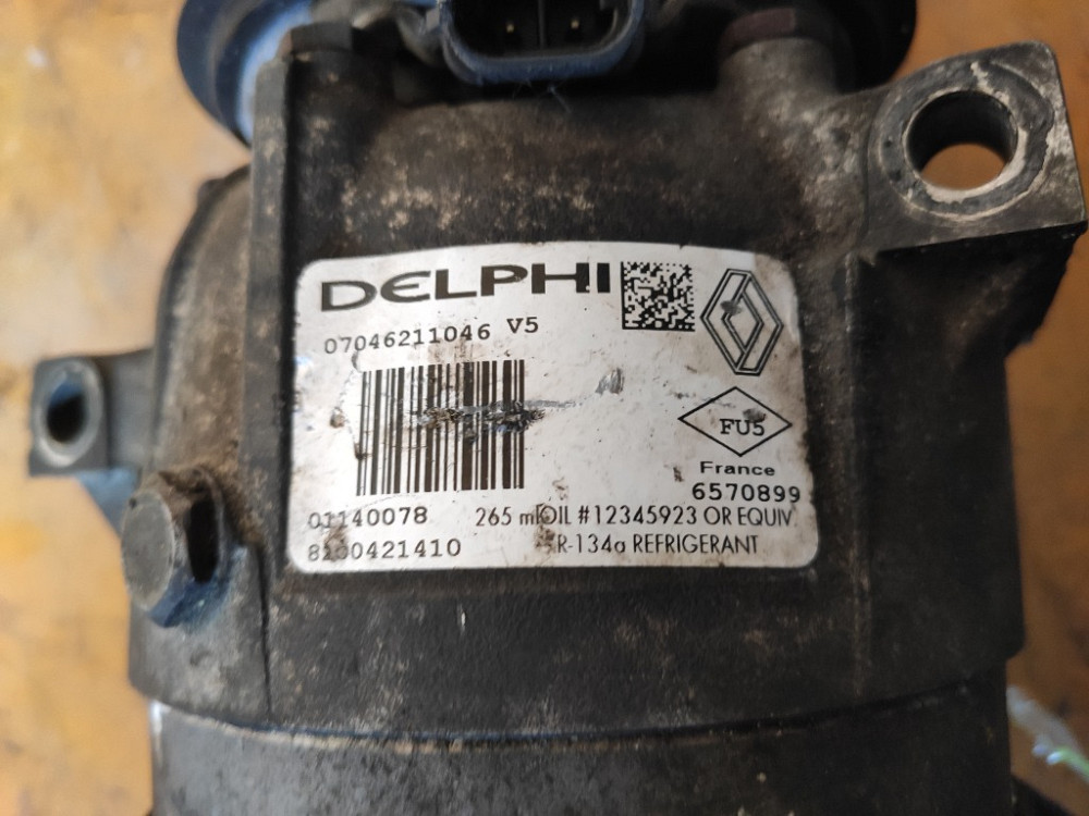 Компрессор кондиционера Renault Megane II 1.9 dci 2002-2008 (8200421410) Ковель - зображення 5