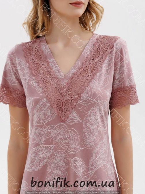 Женская ночная сорочка с коротким рукавом "Petaline" (16531) (арт. 1174) Кривий Ріг - зображення 3