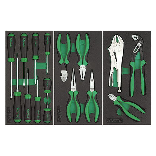 Тележка с инструментом передвижная TOPTUL 7 секций 133 ед. красная GV-13306 Харків - зображення 4