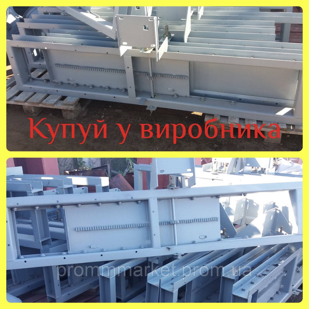 Засувка рейкова з мотор-редуктором 300х300 Дніпро - зображення 1