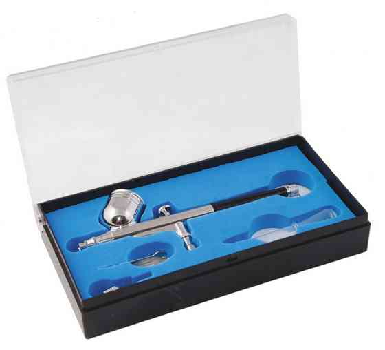 Аэрограф пневматический мини MASTERTOOL PROFI с набором аксессуаров 81-8711 Харків