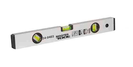 Уровень строительный MASTERTOOL 40 см 3 капсулы 0,5 мм/м 0,03° 34-0403 Харків