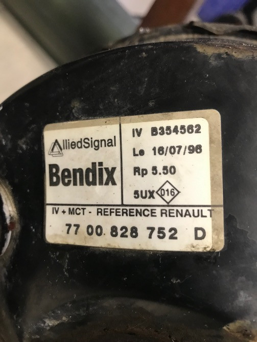 Бу вакуумный усилитель Renault Laguna 1, 7700828752, 7700828752D Кропивницкий - изображение 2