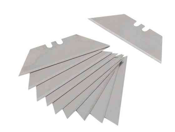 Лезвие для строительного ножа MASTERTOOL трапеция 19х60 мм набор 10 шт 17-0405 Харків