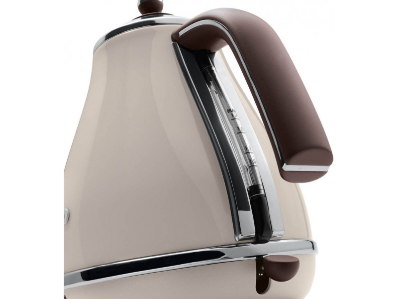 Электрочайник DeLonghi KBOV-2001-BG 1.7 л бежевый Київ - зображення 4