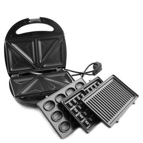 Сендвичница со съемными пластинами 4в1 Monte MT-3526 Київ - зображення 1