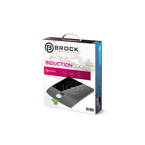 Электроплита BROCK HP 2001 GY 1800 Вт серебристая Київ - зображення 2