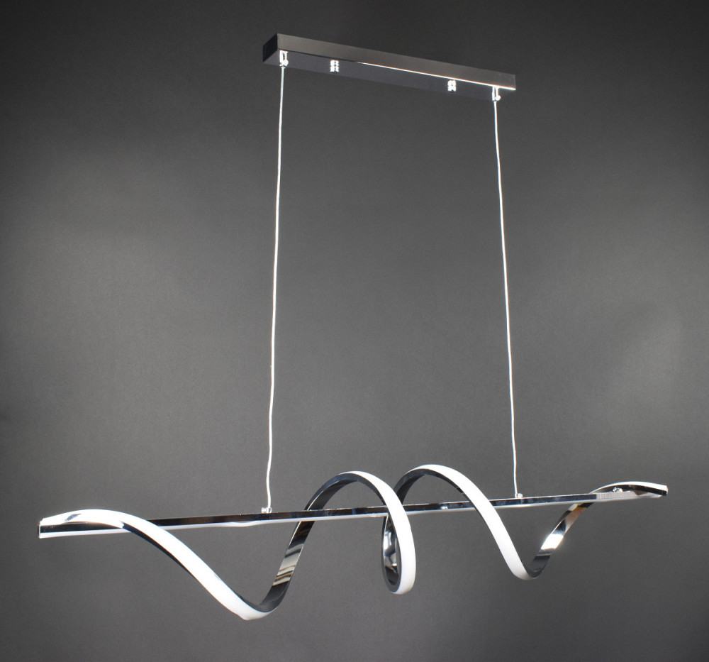 Люстра стельова LED K23-1000-ch Хром 30-100х20х100 см. Киев - изображение 1