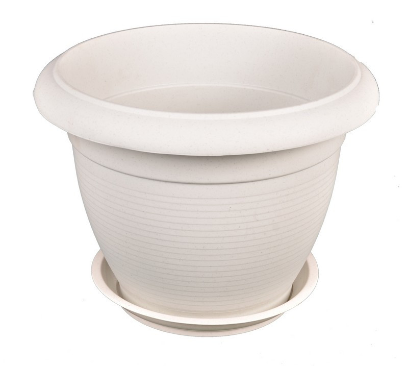Горшок цветочный ГОСПОДАР "РИМ" Ø20 см белый 92-8055 Харьков - изображение 1