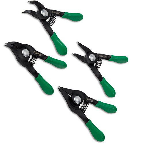 Набор съемников стопорных колец (мини) 3" TOPTUL 4ед. GAAR0403 Харків - зображення 1