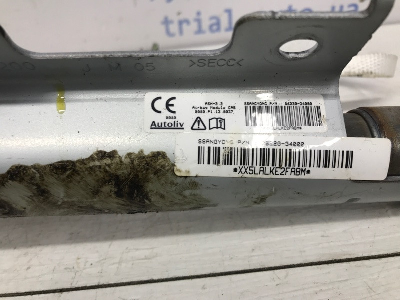 Airbag потолка(шторка) правый SsangYong Korando C200 2.0 DIESEL 2010 (б/у) Київ - зображення 4