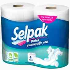 Туалетная бумага Selpak белая 3х слойная (8 рул) Київ