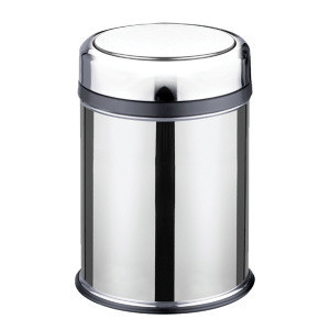 Ведро для мусора, из нержавеющей стали, полированное, круглое, 32 л Київ - зображення 1