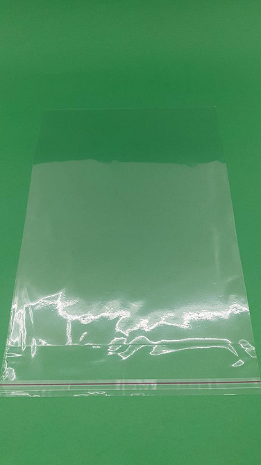 Пакеты для упаковки прозрачные с клейкой лентой и клапаном 23*30см, 1000шт\пач Харьков - изображение 1