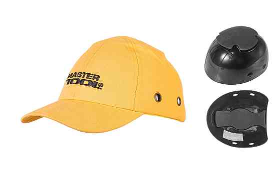 Каскетка защитная MASTERTOOL х/б ABS EVA-54-59 II-EN 812 желтая 81-2002 Харків