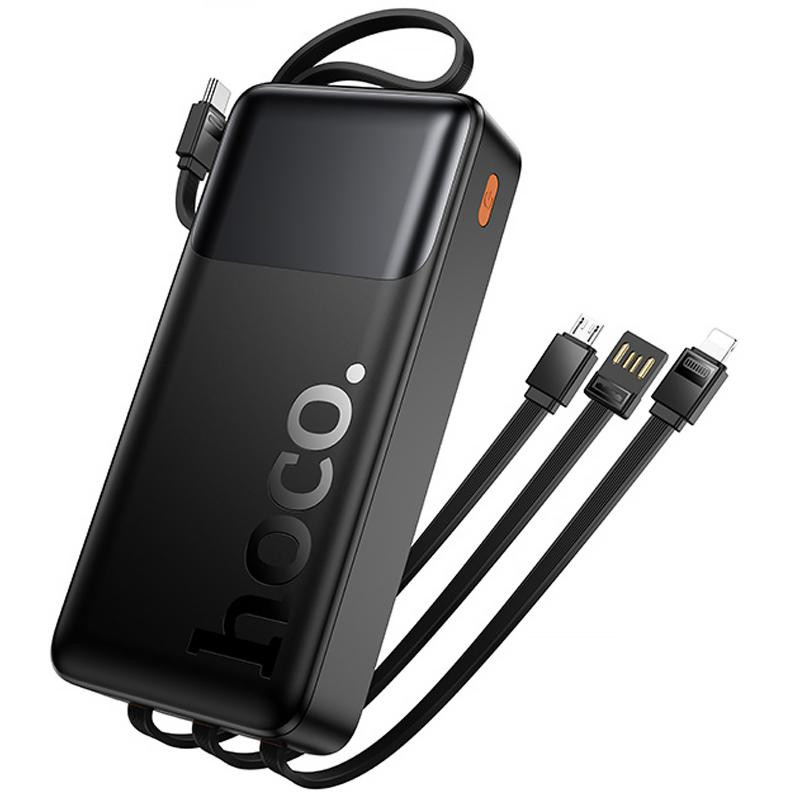 Портативное ЗУ Power Bank Hoco J156A Founder 22.5W+PD20W with 4 cables 20000 mAh Херсон - зображення 5