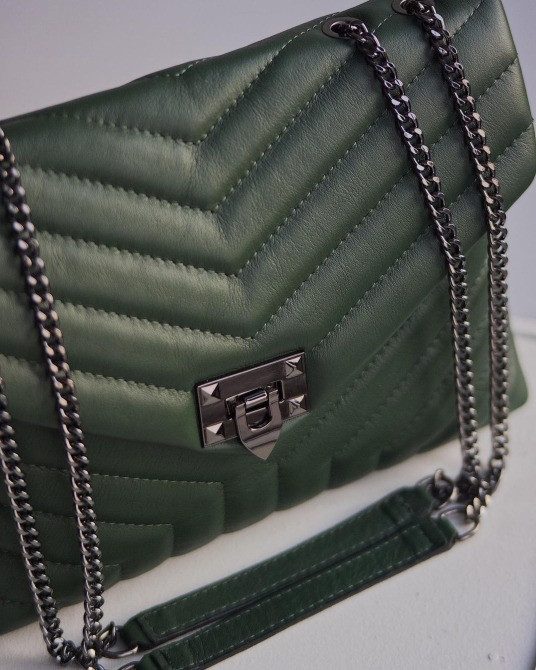 Сумка через плече жіноча шкіра ( Італійська ) сумочка не велика в натуральній шкірі TS000048 Київ - зображення 3