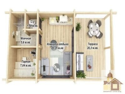 Купити баню з бруса під ключ від Закарпат Зруб-Буд – екологічно, надійно, красиво Одеса - зображення 2