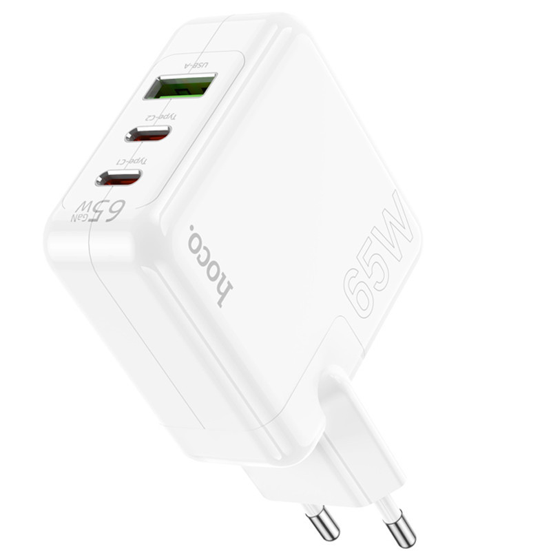 СЗУ Hoco C115A Header PD65W+QC3.0 (1USB-A/2C) Херсон - изображение 5