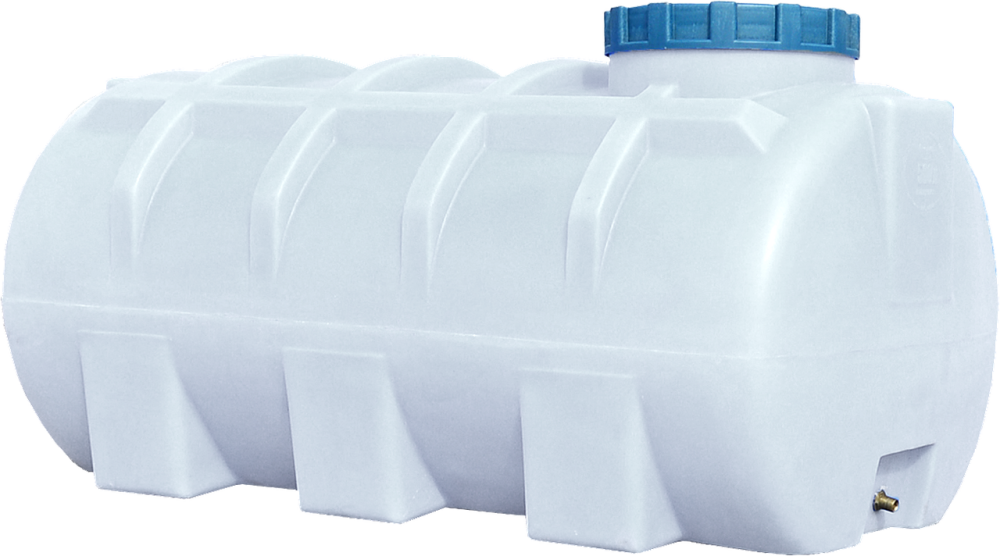 Емкость 500 л горизонтальная ГО ПБ белая Київ - зображення 1