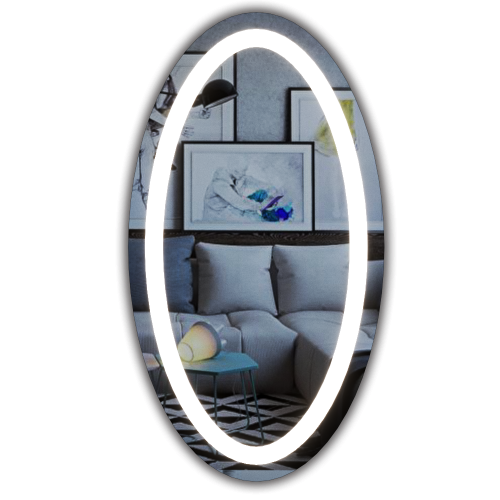 Дзеркало з LED підсвічуванням 1100 х 600 мм. Киев - изображение 1