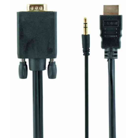 Кабель Cablexpert HDMI-VGA 5м Чорний (A-HDMI-VGA-03-5M) (Код товару:42073) Харьков