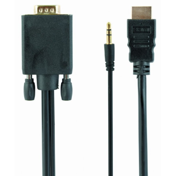 Кабель Cablexpert HDMI-VGA 5м Чорний (A-HDMI-VGA-03-5M) (Код товару:42073) Харьков - изображение 2