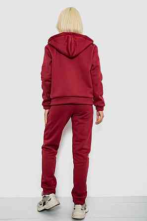 Спортивний костюм жіночий на флісі, бордовий | Новий | S-XL Одеса