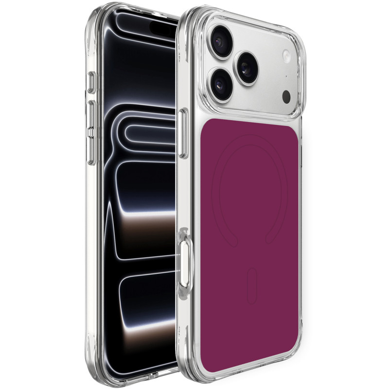 Чехол TPU+PC Space Pure Color with Magnetic Fit для Apple iPhone 17 Pro / 18 Pro (6.3") Херсон - зображення 2