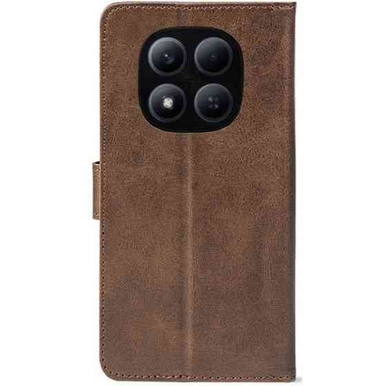 Чохол-книжка Crazy Horse Clasic для Xiaomi Redmi Note 15 Pro+ 5G/Poco M8 Pro 5G Brown (Front) Харків