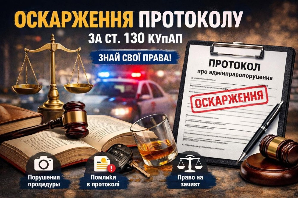 АДВОКАТ У СПРАВАХ ЗА СТ. 130 КУпАП Хмельницький - зображення 2