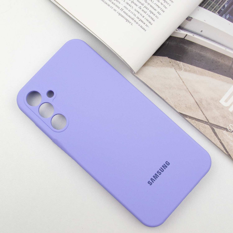 Чехол Silicone Cover Lakshmi Full Camera (AAA) with Logo для Samsung Galaxy A55 Херсон - зображення 2