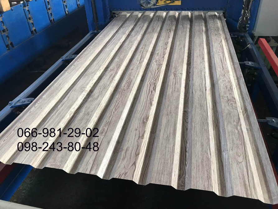 Декоративный профлист под белый бук. Київ - зображення 1