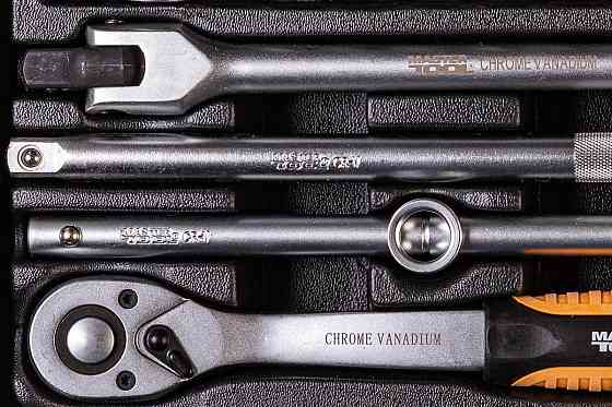 Набор инструментов MASTERTOOL PROFI ½" 24 шт 10-32 мм CrV50BV30 металлический кейс 78-4124 Харків