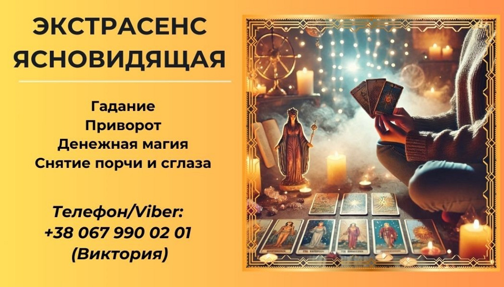 Любовный приворот. Снятие порчи и сглаза. Гадание на будущее. Київ - зображення 1