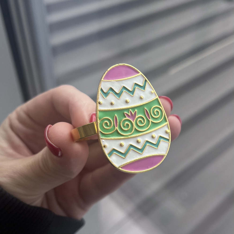 Кольца для салфеток Leeseph Пасхальные 4 шт цветные PK004 Одеса - зображення 3