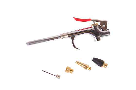 Пневмопистолет для продувки MASTERTOOL с набором насадок 6 шт 10 бар 81-8745 Харків