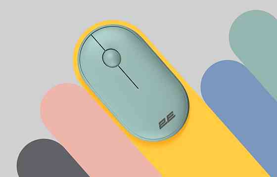 Мышь компьютерная безпроводная 2Е Silent WL BT Ashen green 2E-MF300WGN зеленая Київ