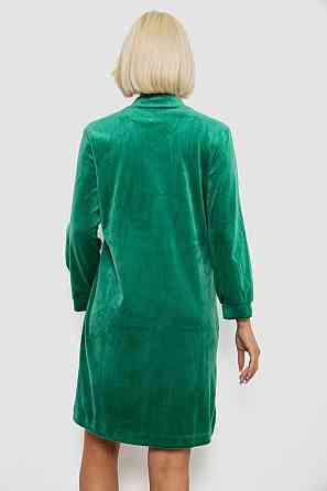 Халат жіночий велюровий на блискавці | Зелений | Новий. Одесса