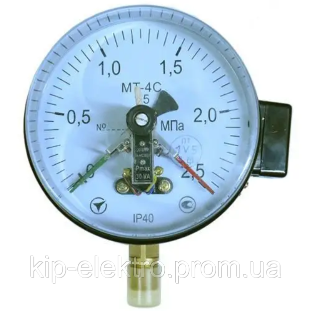 Манометр электроконтактный МТ-4С от 0 до 2,5 МПа (25 кгс/см2) - аналог ДМ2005СгУ3, ДМ2005-У2, ДМ2005 Київ - зображення 7