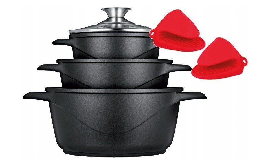 Набір кухонного посуду MPM Smile MGK-18 8 предметів Київ - зображення 1