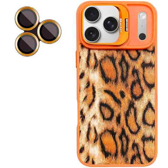 Чехол TPU+PC Wild Leopard with MagSafe and Lens для Apple iPhone 17 Pro Max (6.9") Херсон