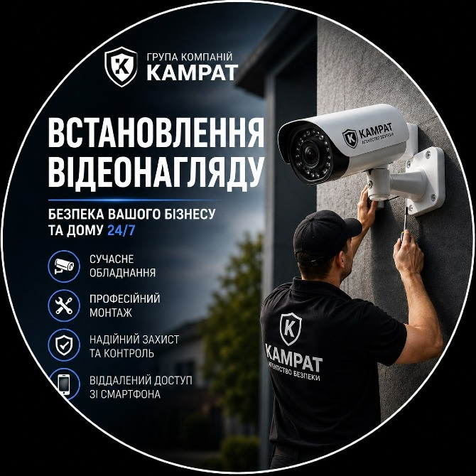 відеоспостереження Кривий Ріг Камрат Кривий Ріг - зображення 1