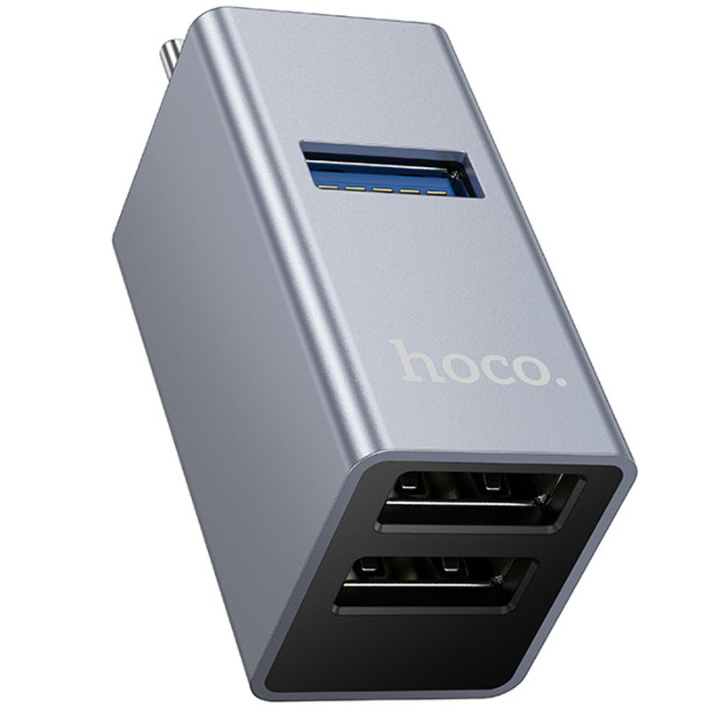 Переходник HUB Hoco HB54A 3in1 (Type-C to 2xUSB2.0+USB3.0) Херсон - изображение 4