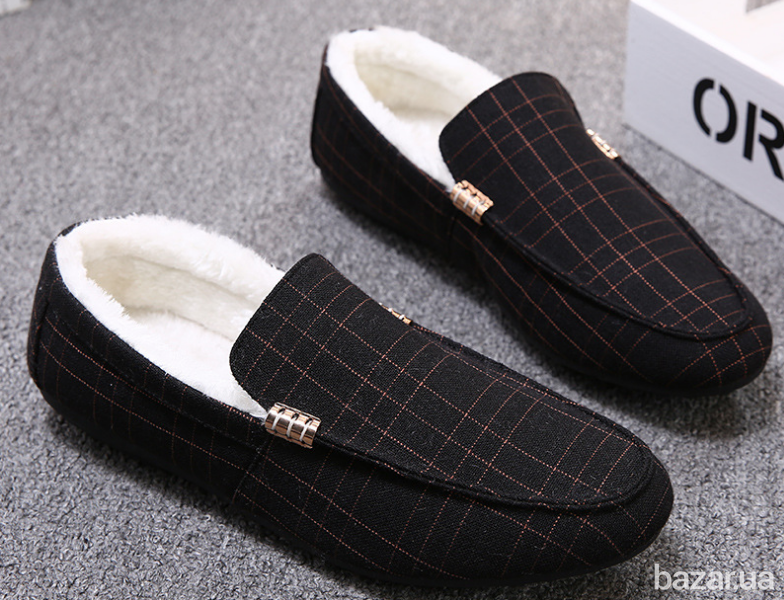 Мужские зимние мокасины  с мехом (линиями) (на меху) Размер 40 41 42 43 Київ - зображення 5