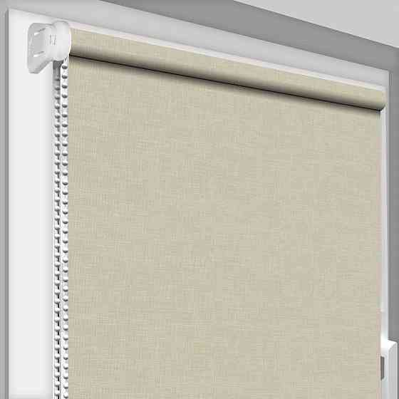 Рулонна штора Rolets Меланж джинс 1-734-400 40x170 см відкритого типу Світло-бежева Киев