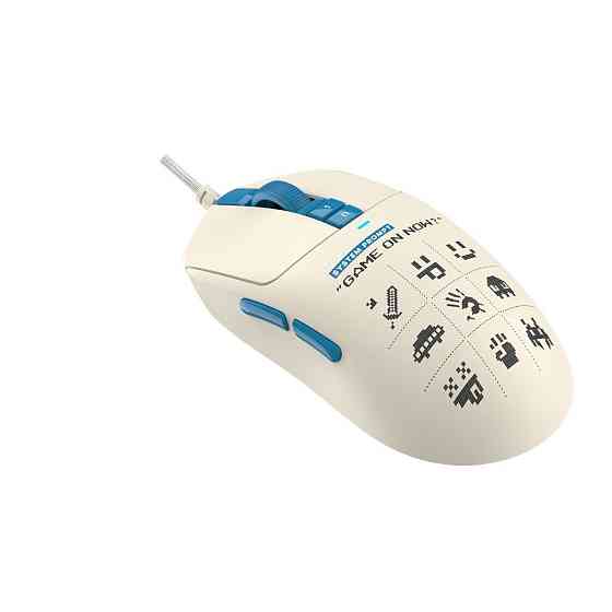 Мышь компьютерная проводная Bloody W72 Ultra Pixels Blue голубая Киев