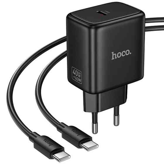 СЗУ Hoco N83 Profit PD40W (1USB-C) + кабель Type-C to Type-C Херсон