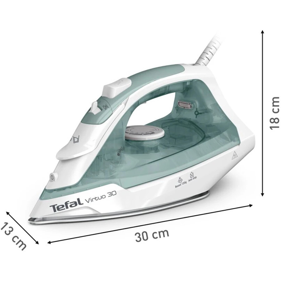 Утюг TEFAL FV2C43E0 2000 Вт зеленый Киев - изображение 10